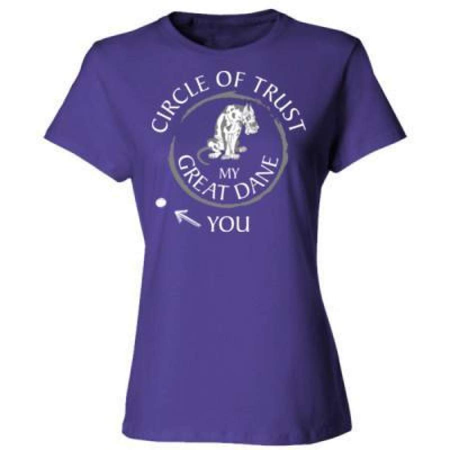 AGR Circle Of Trust My Great Dane You – Ladies’ Cotton T-Shirt