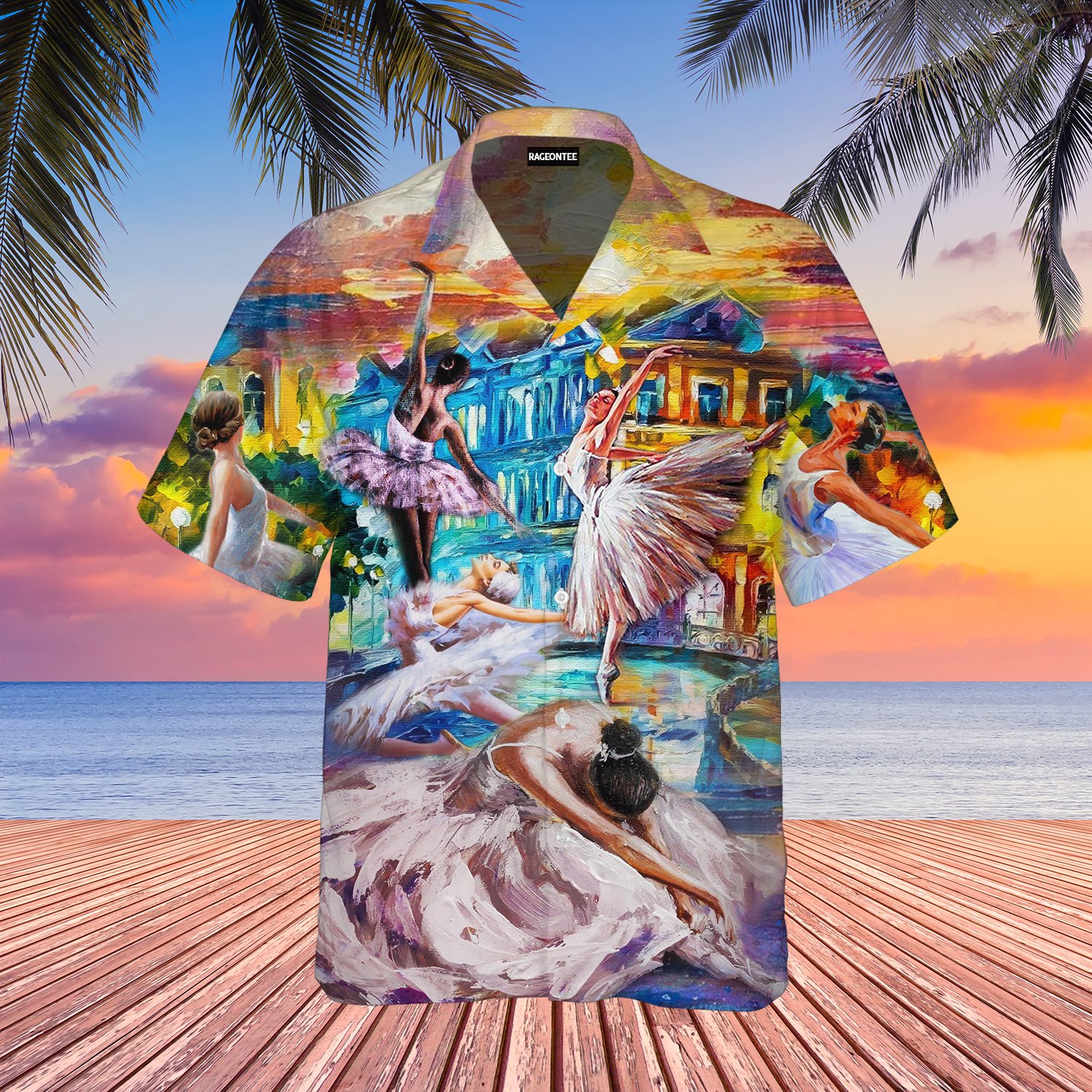 The Magic Ballet Dance Of Ballerina Hawaiian Shirt | For Men & Women | Adult | Wt1434