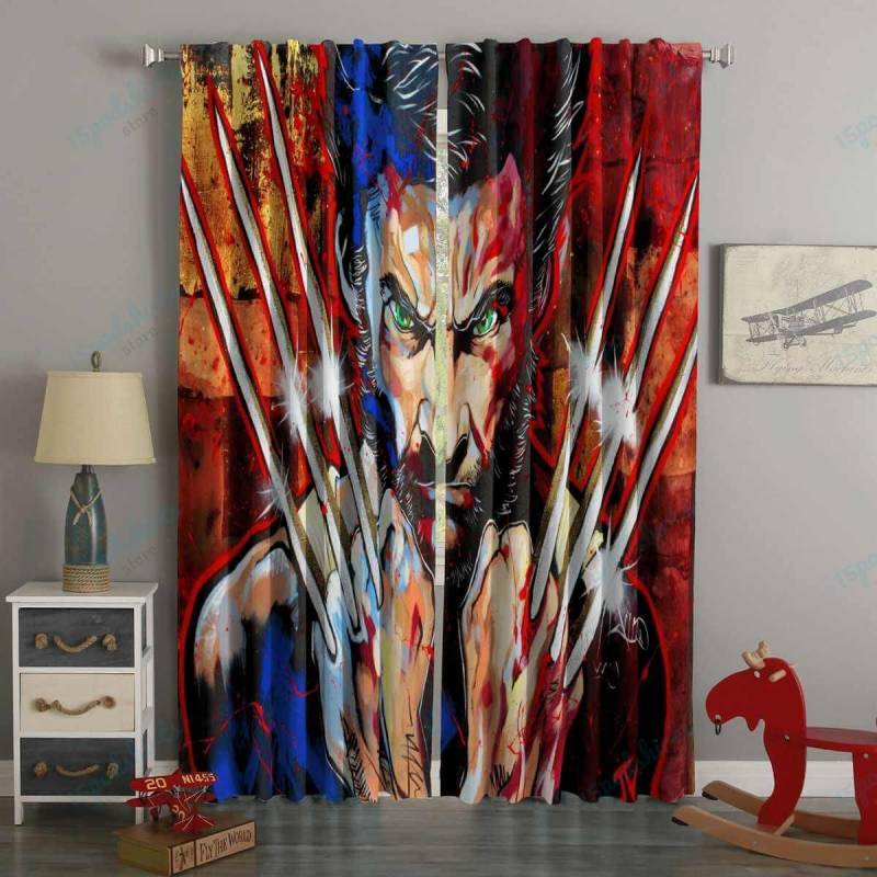 3D Printed Wolverine Style Custom Living Room Curtains