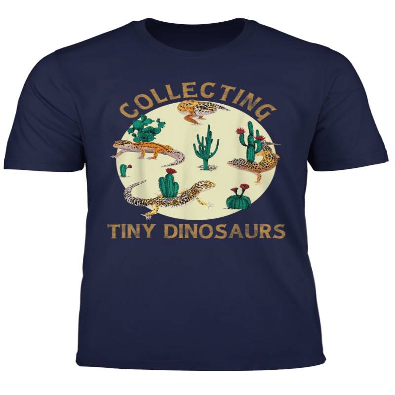 Collecting Tiny Dinosaurs Cactus Leopard Lizard Reptiles T Shirt