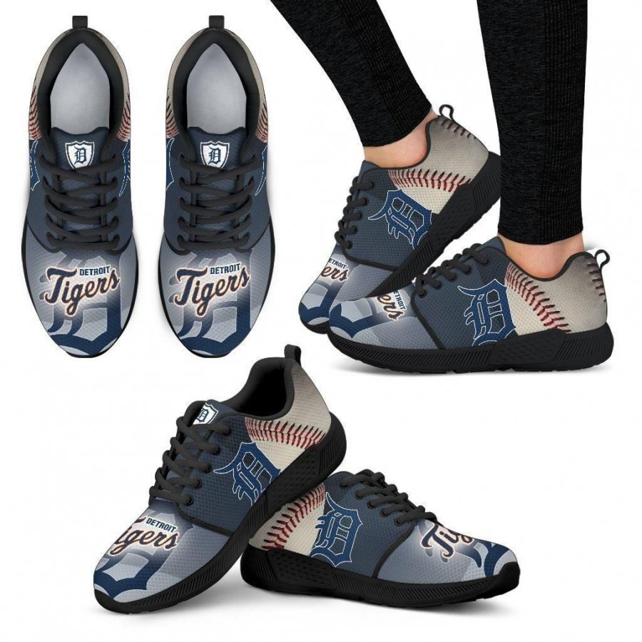 Awesome Detroit Tigers Running Sneakers For Baseball Fan #960