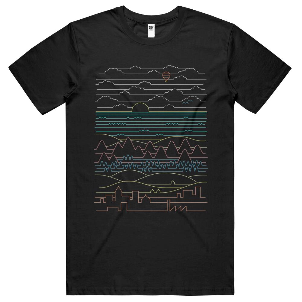 Linear Landscape T Shirts