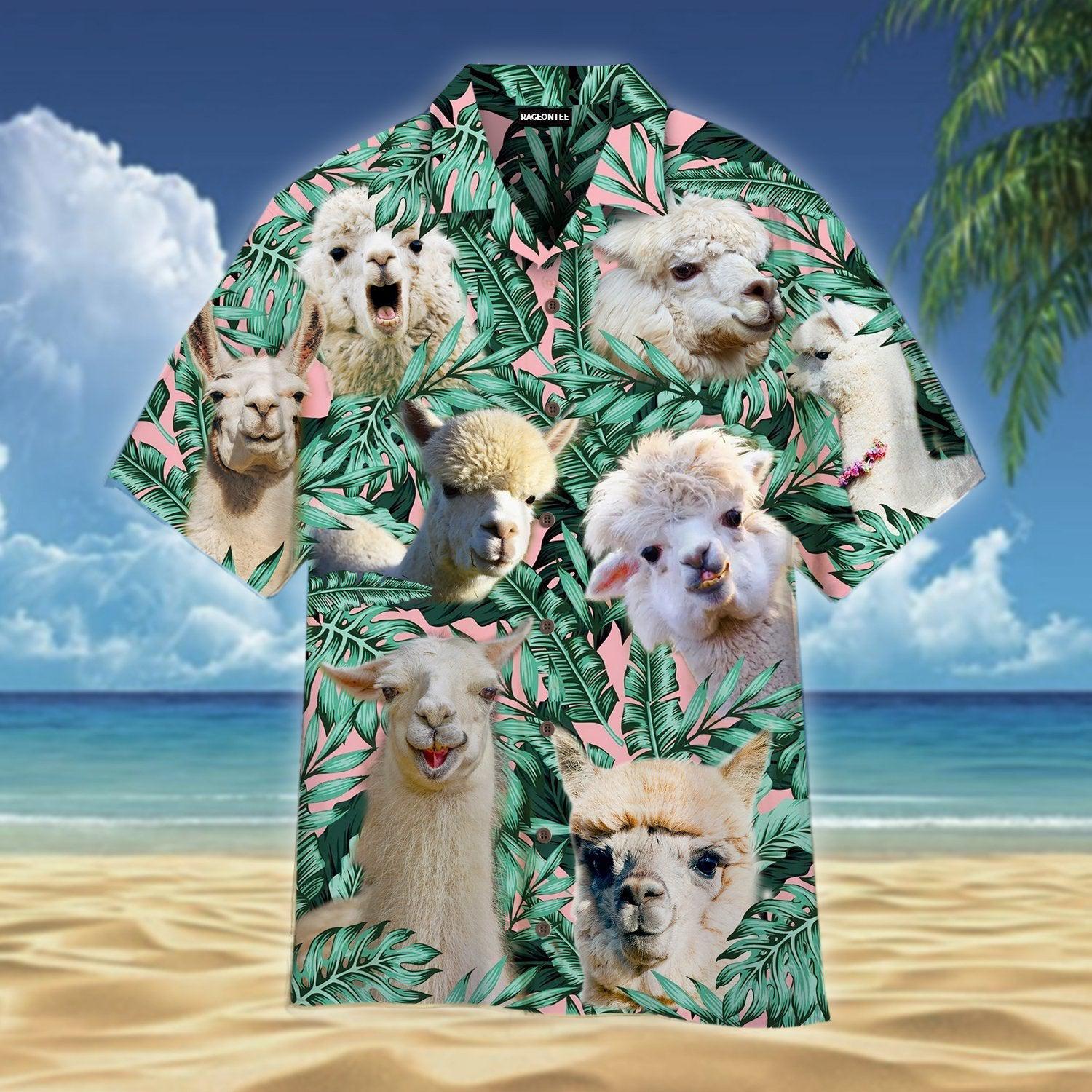 The Tropical Llama Lover Hawaii Shirt For Men And Women Ha2235