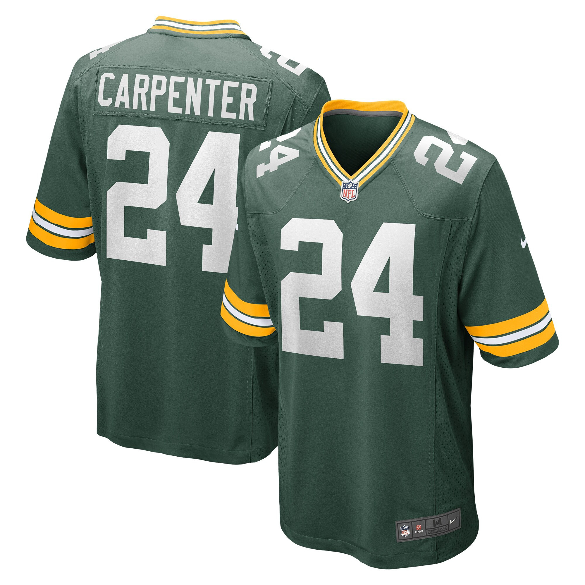 Tariq Carpenter Green Bay Packers Game Player Jersey – Green NFL