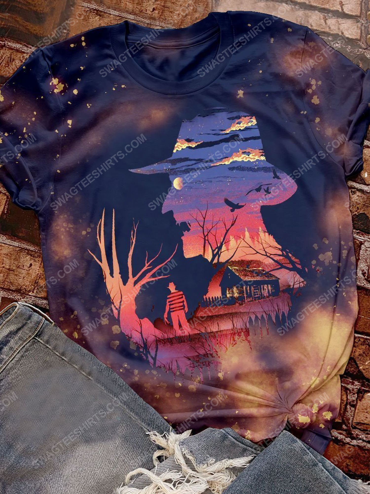 [Special Edition] Halloween Night And Freddy’S Nightmares Full Print Shirt – Maria (Halloween)