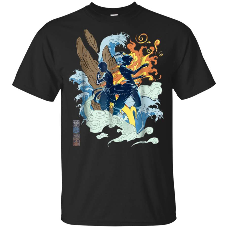 AGR Avatar The Last Airbender Aang And Korra Shirt youth t-shirt