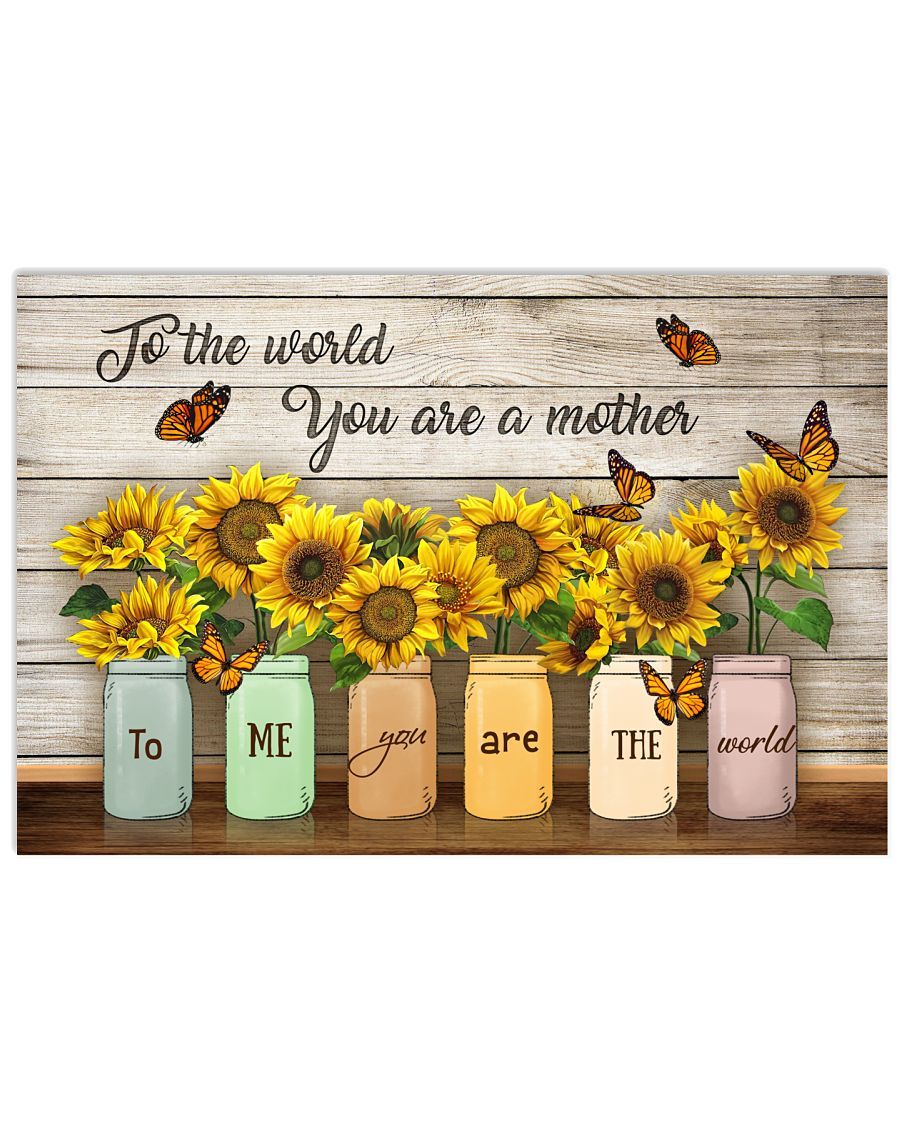 You Are The World Poster And Canvas, Wall Decor, Wall Art, Canvas Instructure, Wall Art Gift For Mother’s Day 2021