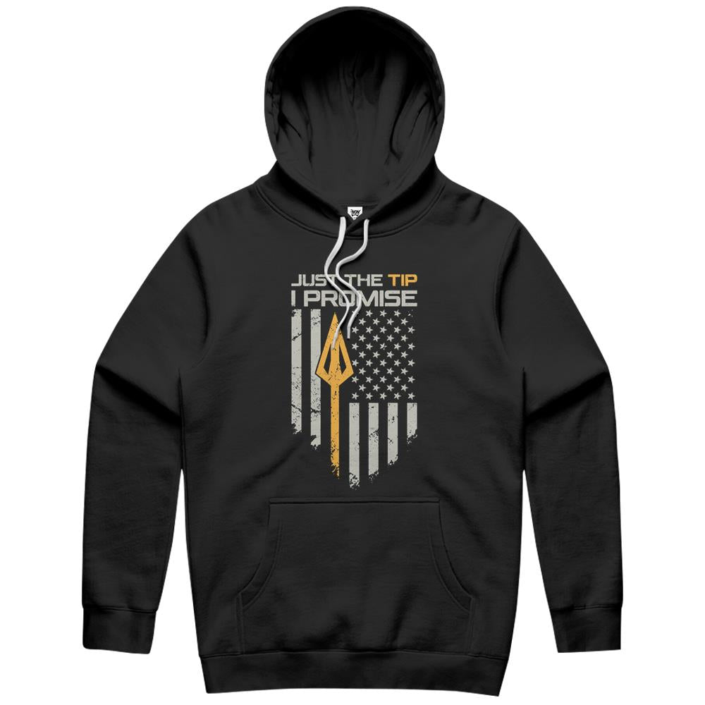 Just The Tip I Promise – Funny Bow Hunter Archery Hoodie