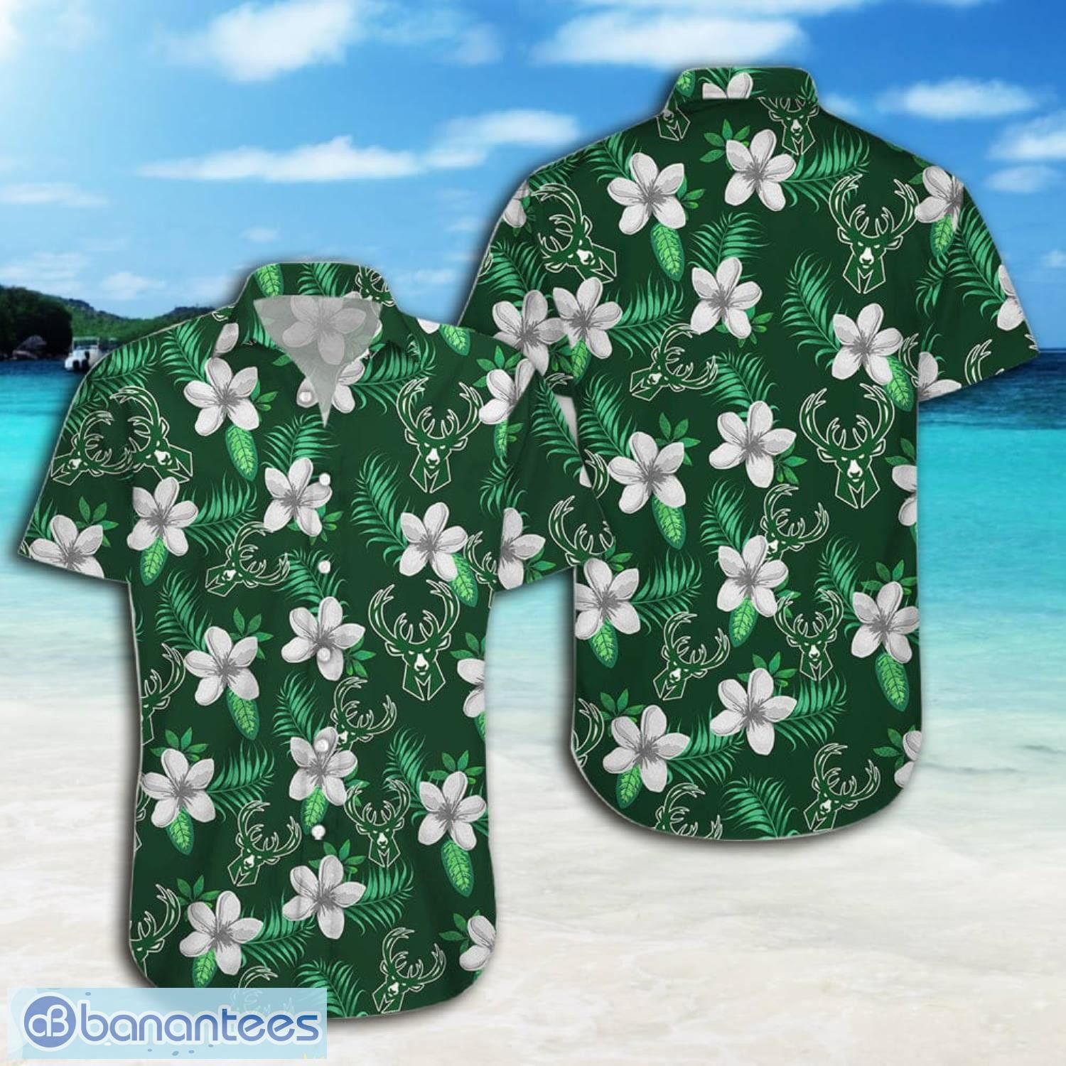 NCCA Virginia Cavaliers White Hibiscus Green Leaves Hawaiian Shirt