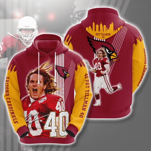 Arizona Cardinals Pat Tillman 60 Unisex 3D Hoodie Gift For Fans