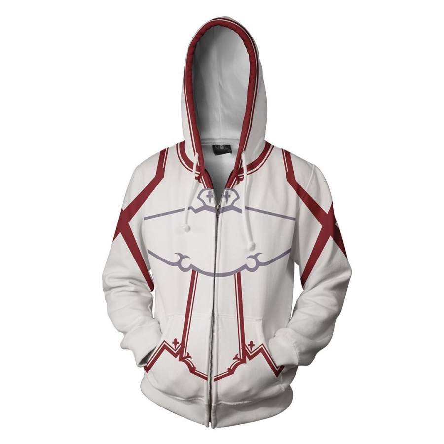 Yuuki Asuna Zip Up Hoodie