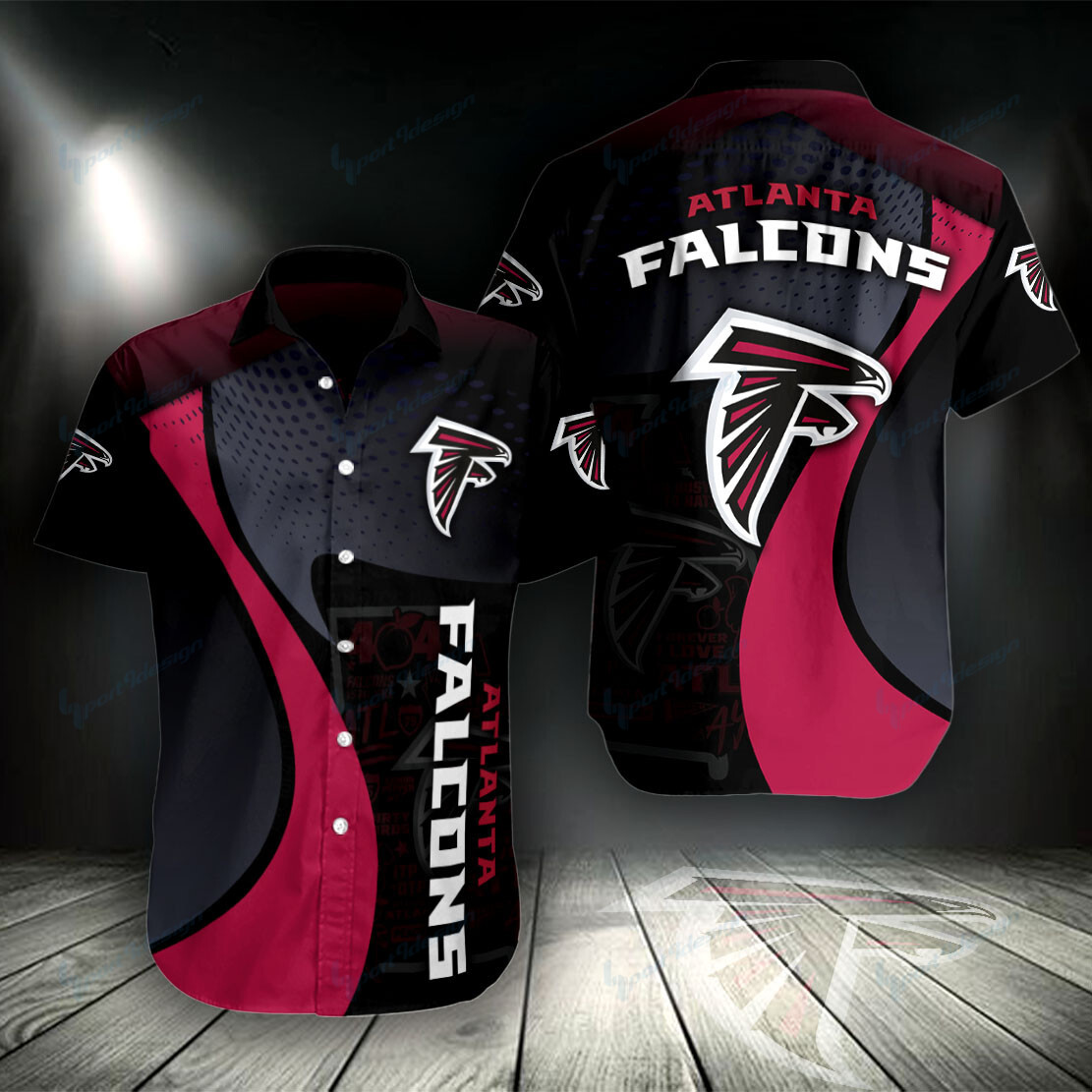 Atlanta Falcons Button Shirt Bg933