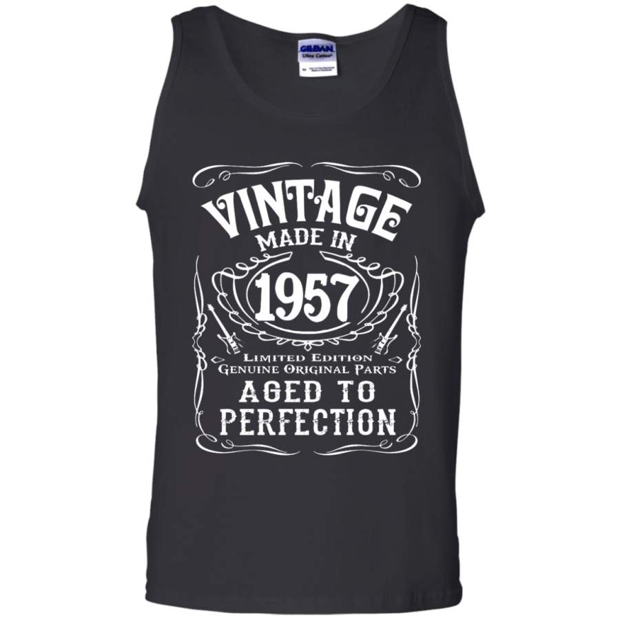 Vintage Made In 1957 Birthday Gift Idea – Men,Women tank top – TEEEVER