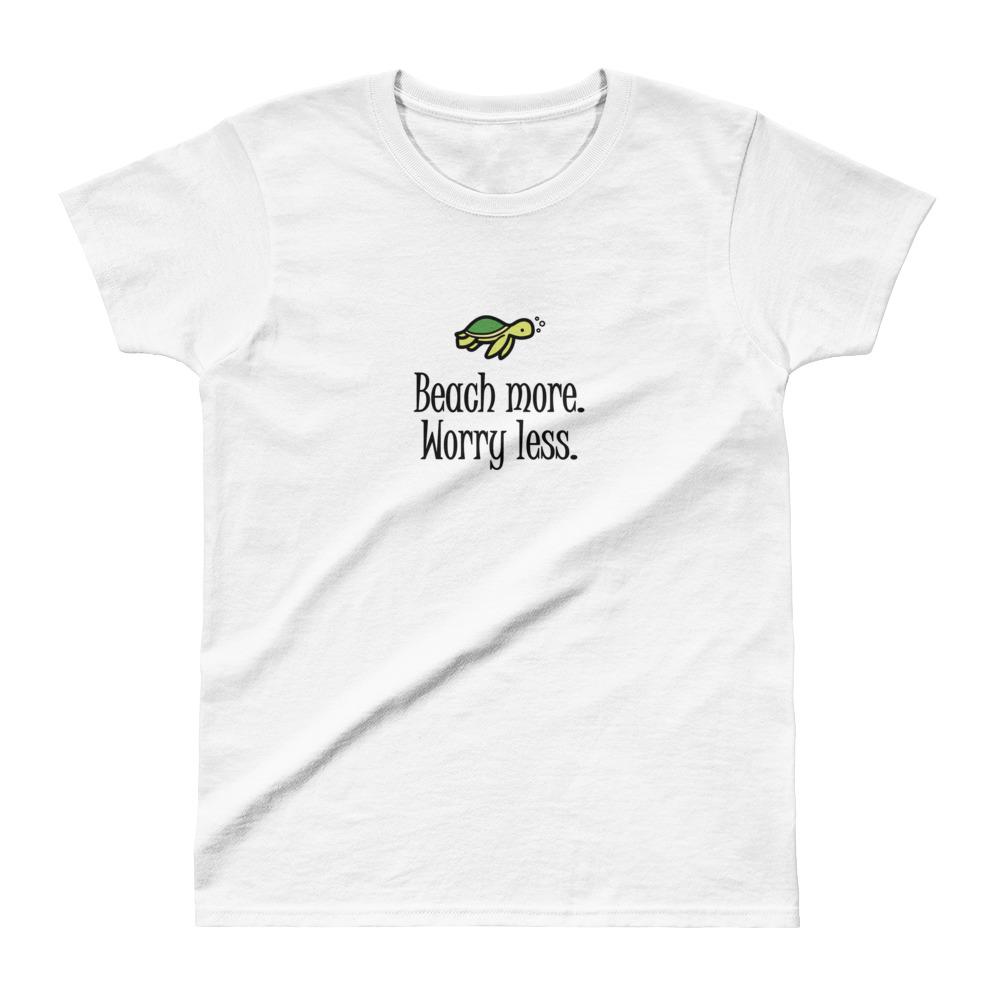 Beach More Sea Turtle - Women's T-shirt