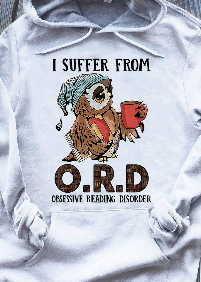 Funny Owl I Supper From Obsessive Reading Disorder Book Lovers Gift Standard Hoodie