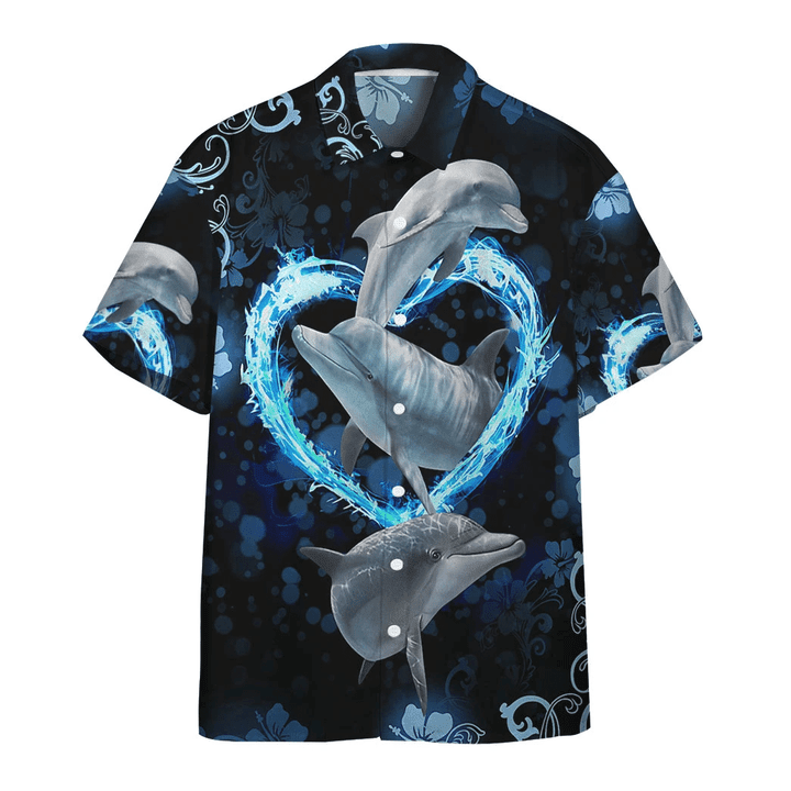 Dolphin Heart Hawaiian Shirt Gift Ideas