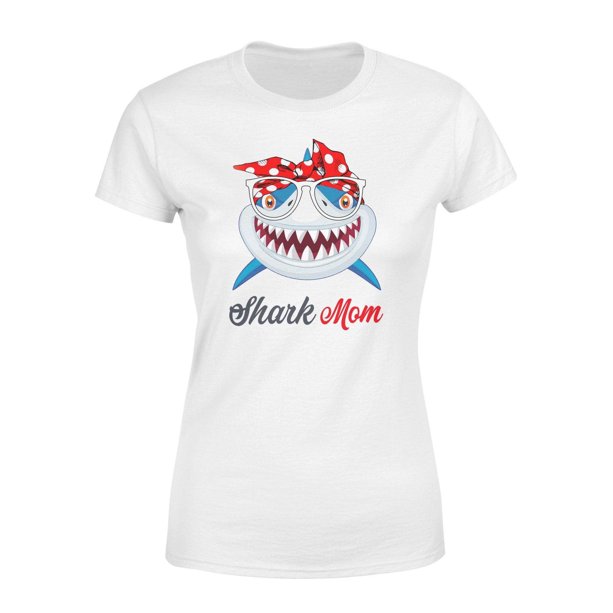 Shark Mom Bow – Premium Women’S Tee