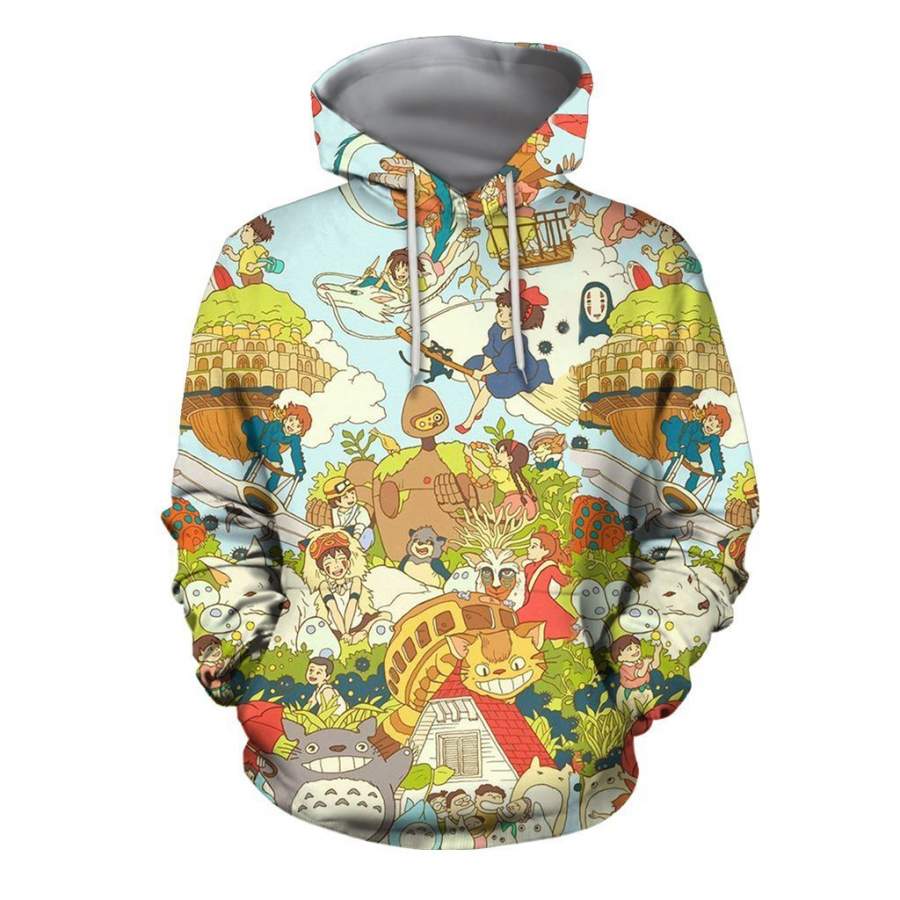 3D All Over Print Anime Japan Hoodie