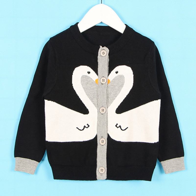 1-6Yrs Baby Boys Girls Cherry Embroidery Cardigan Coat Children Clothing Boys Girls Long Sleeve Knitted Kids Cardigan Coat alx