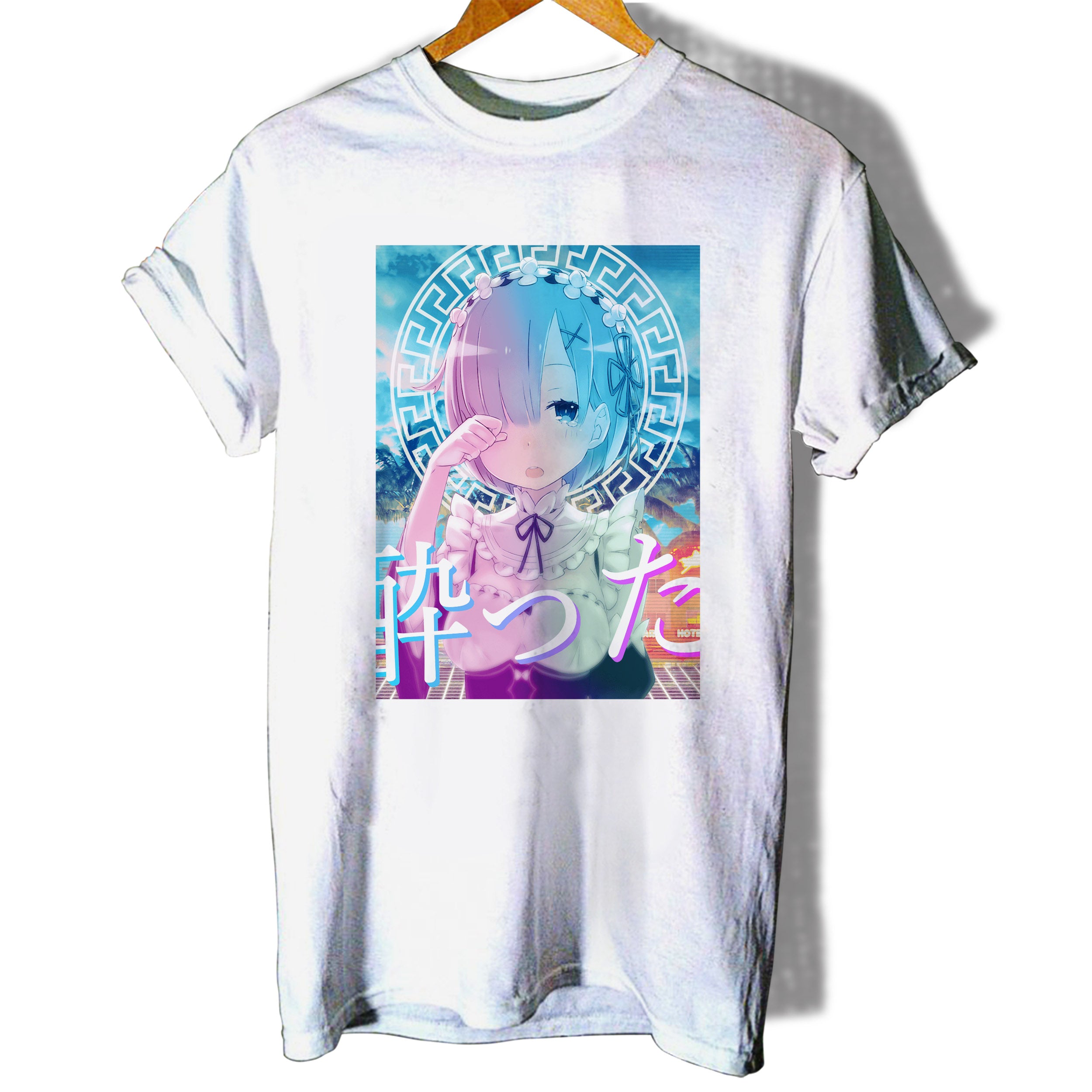 Anime Cry Aesthetic Women T-Shirt