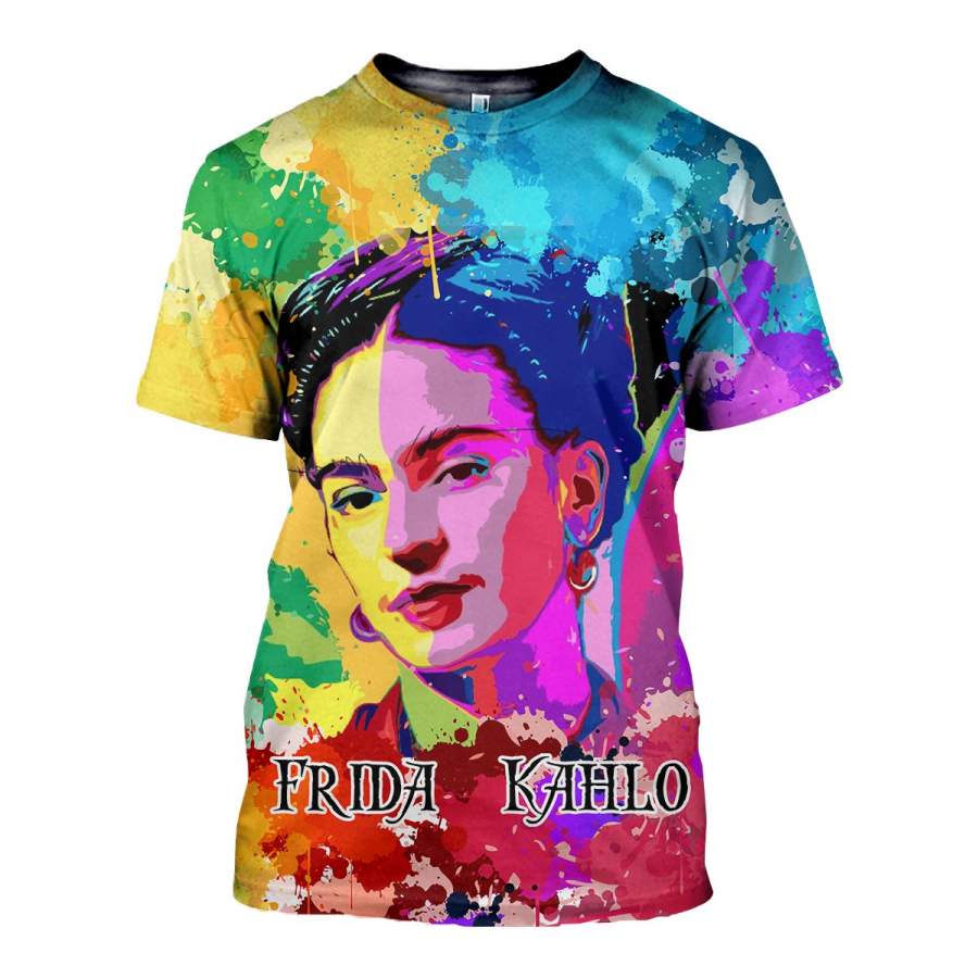 3D FULL OVER PRINTED FAMOUS MEXICAN PAINTER FRIDA KAHLO