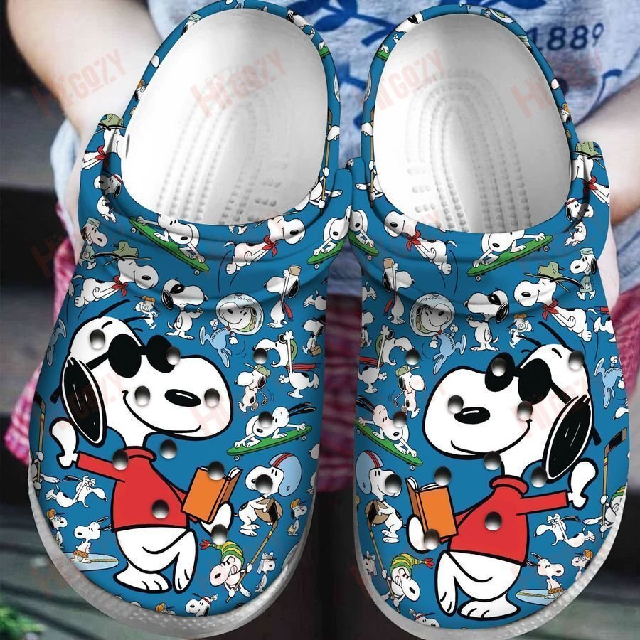 Snoopy Blue Crocs - EmprintsTOP
