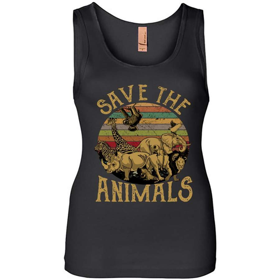 Save The Animals – Womens Jersey Tank