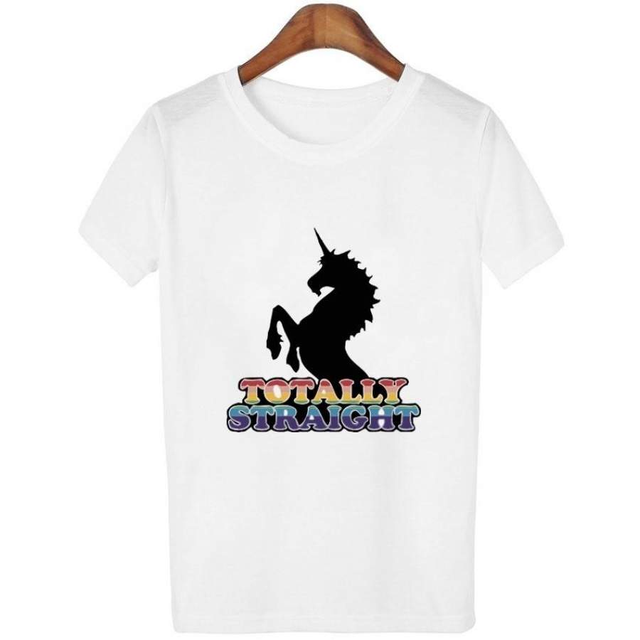 Summer Casual Brand Clothing T Shirt Horse Women Loose Printed T-Shirt O-Neck Clothing