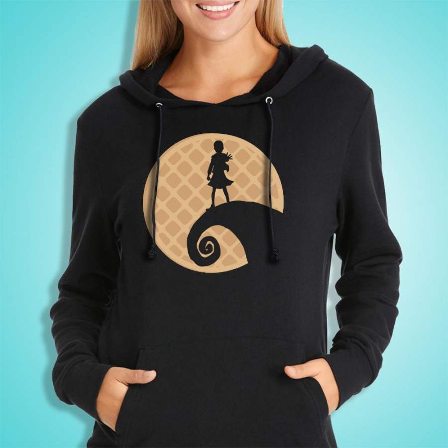 A Nightmare Before Stranger Things Waffle Parodi Women’S Hoodie