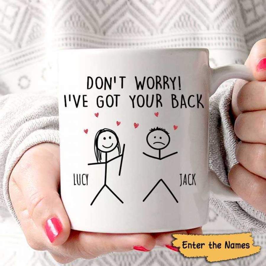 I‘ve Got Your Back Funny Couple Personalized Mug