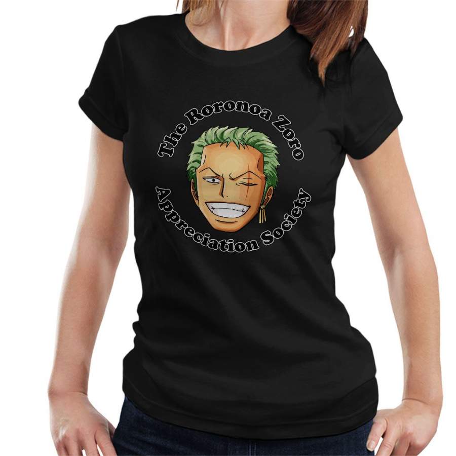 The Roronoa Zoro Appreciation Society One Piece Women’s T-shirt