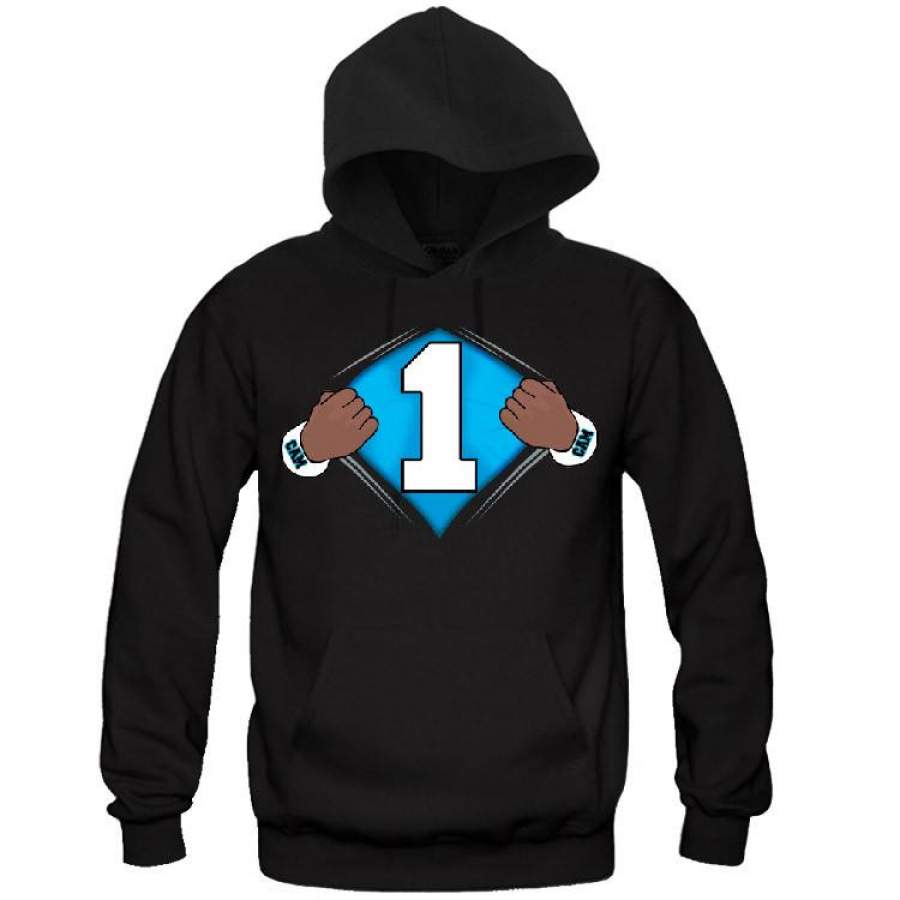 Cam Newton Super Pose Carolina Panthers Fan Hoodie Sports Clothing