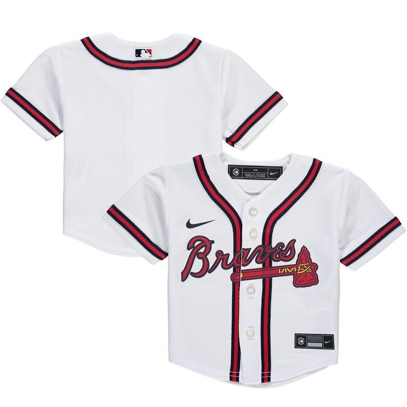 Alanta Braves 2020 MLB White Jersey 2