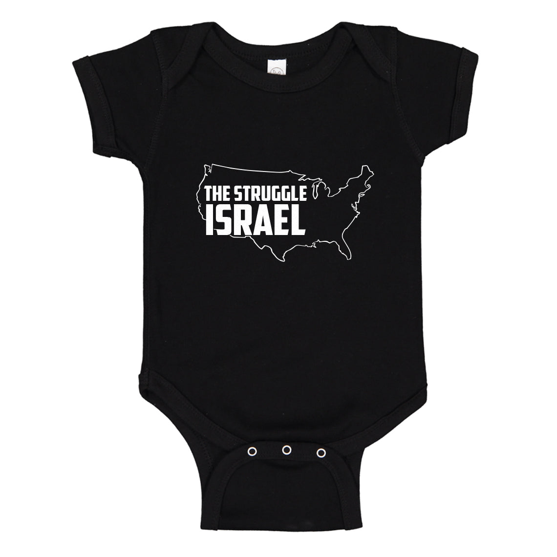 Baby Onesie The Struggle Israel 100% Cotton Infant Bodysuit