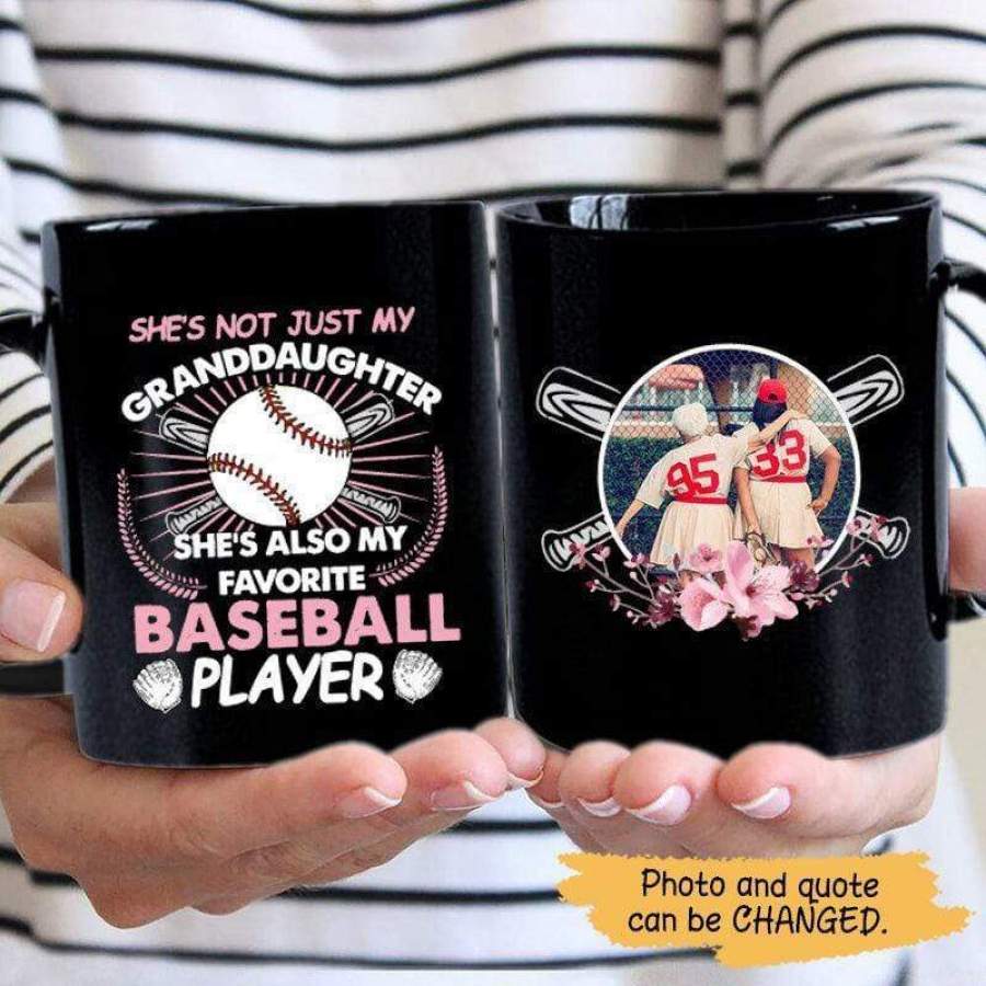 Baseball Grandma Personalized Mug