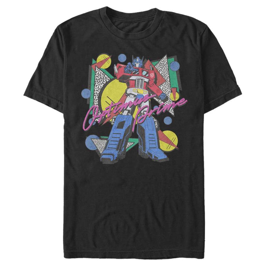 Transformers Men’s Optimus Prime 80s Retro  T-Shirt