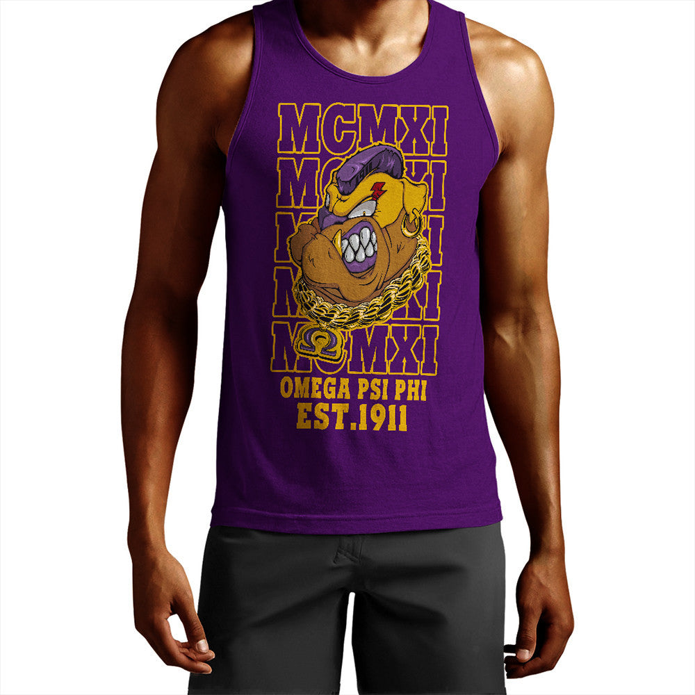 Wonder Print Shop Tank Top – Omega Psi Phi Mcm Style Tank Top