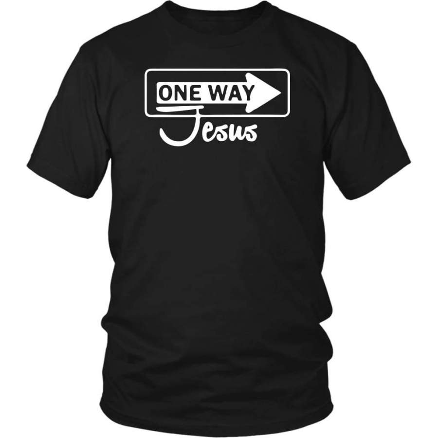 One Way Jesus christian t shirt – Jesus shirts