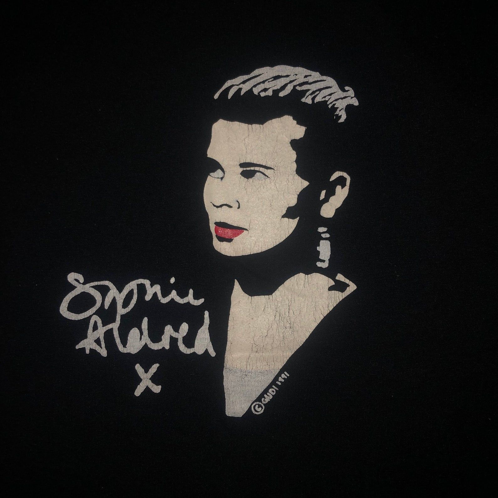 Vintage 1980S Sophie Aldred T Shirt English Actress 80S England Single Stitch Do …