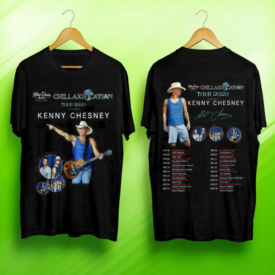 Kenny Chesney Shirt Chillaxification Tour 2020 Black T-Shirt