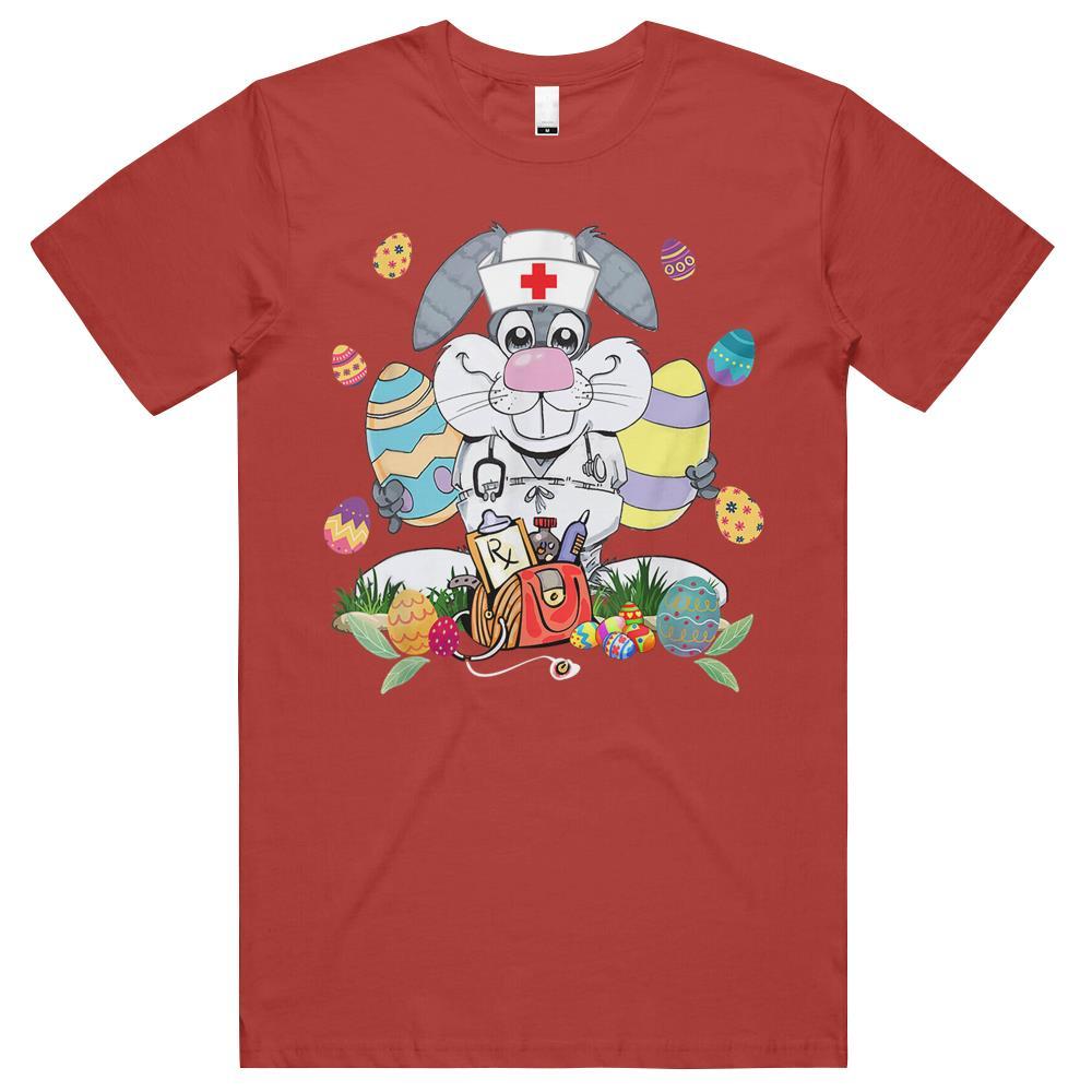 Bunny Nurse Funny Egg Easter Day Doctor Matching T Shirts