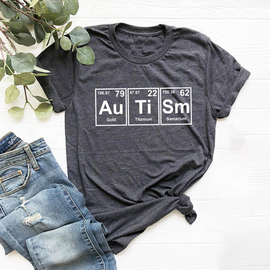 Autism Awareness Shirt, Autism Aware Tshirt, Autism T Shirt, Autism Periodic Table, Autism Support Shirt, Autism Month Shirt