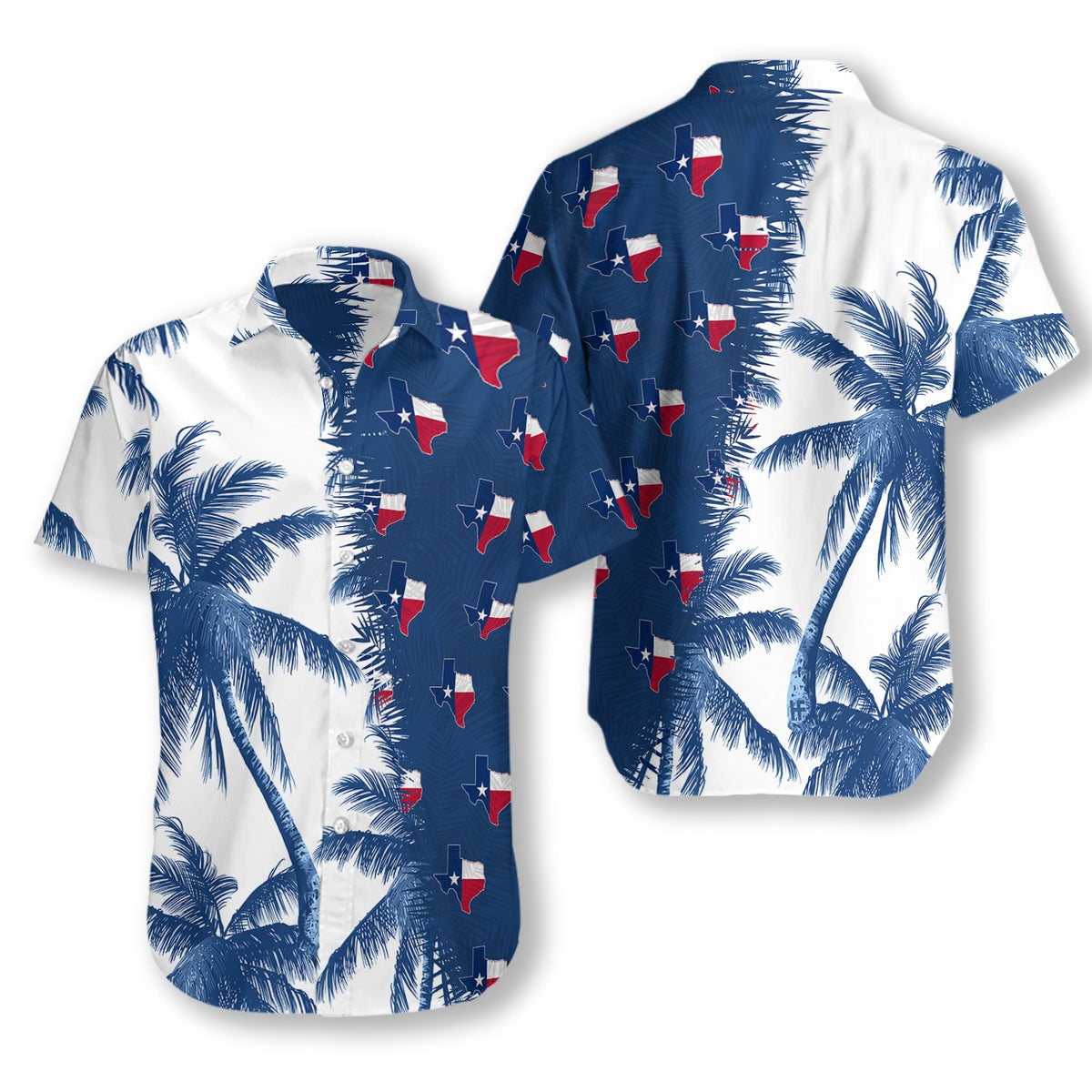 Texas Hawaii Shirt Coconut Palm Hawaii Shirts For Women Ha84194