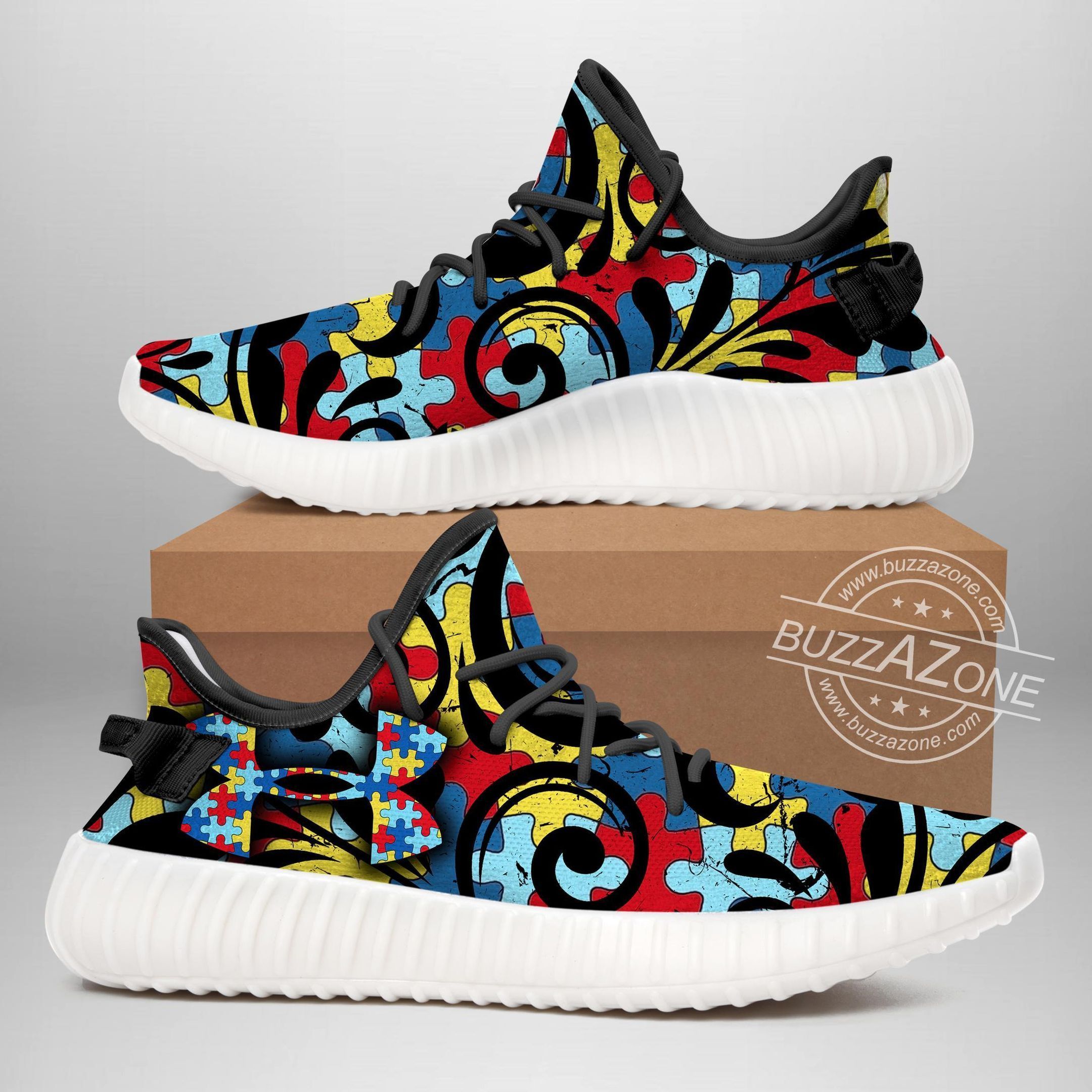 Autism Yeezy – Best Gift For Boy’S Girl’S Yeezy Shoes, Custom Yeezyboost, Hypebeast Shoes, Custom Shoes 3