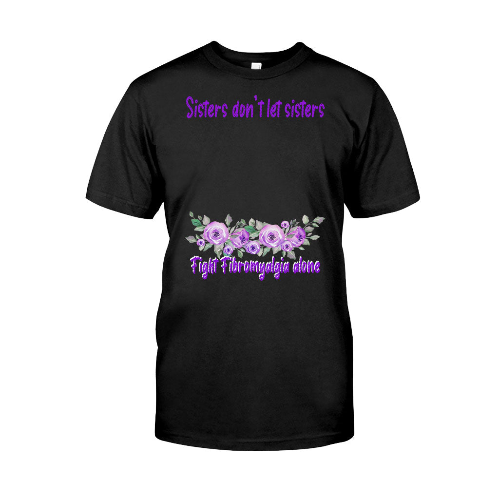 Sisters Don’T Let Sisters Fight Epilepsy Alone – Personalized Fibromyalgia Awareness Shirts