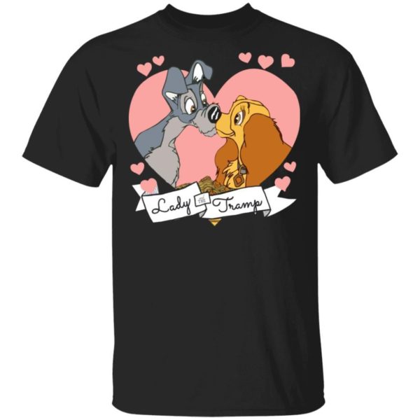 Valentine Lady And The Tramp Tee Shirt Mt01