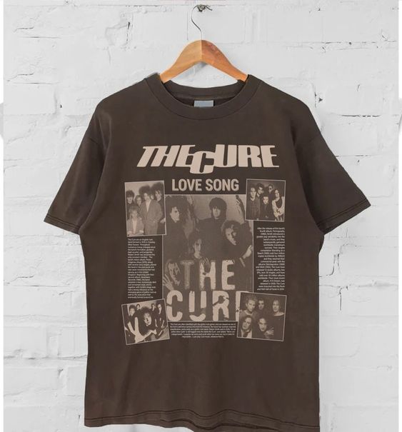 The Cure Lyric Tshirt, The Cure T-shirt