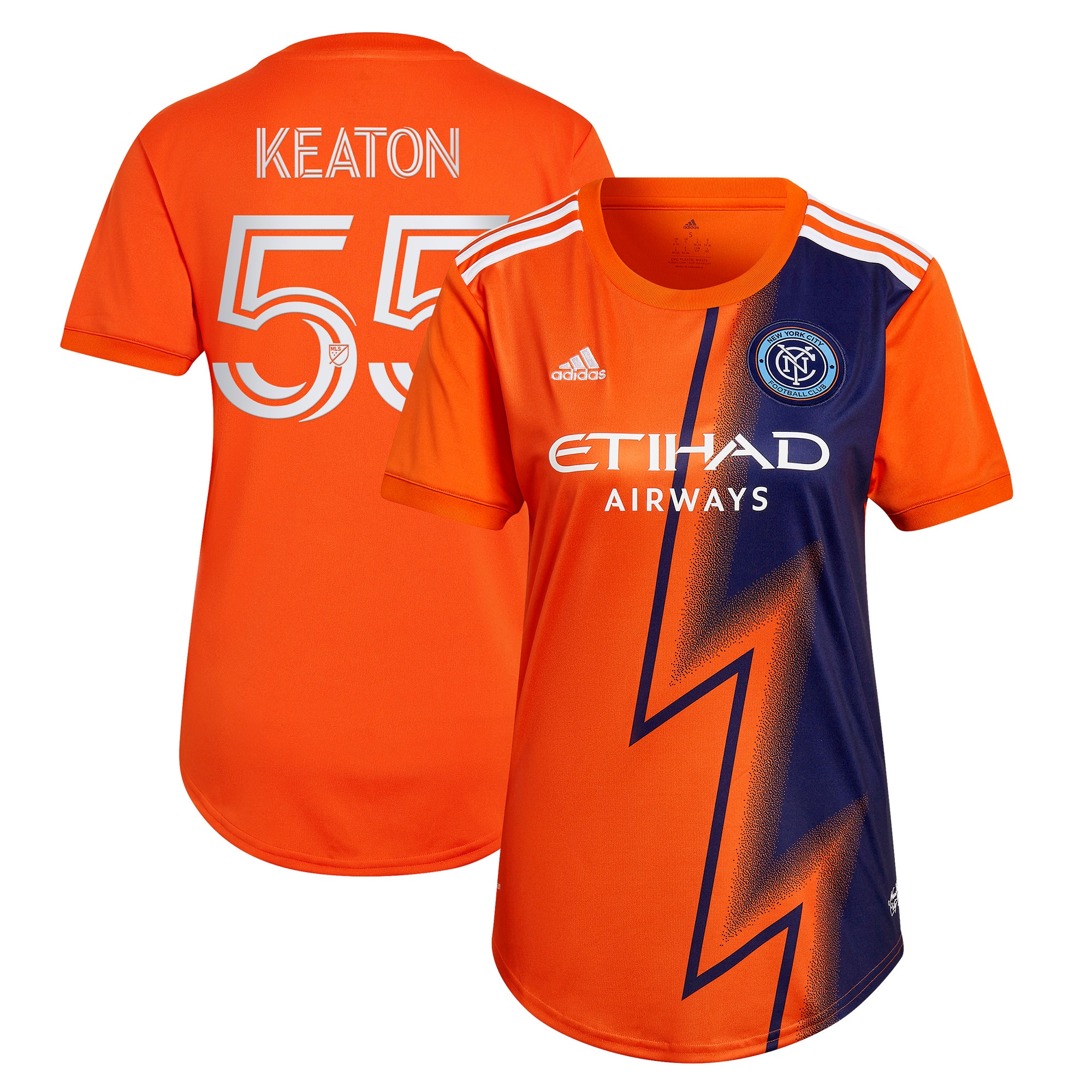 Keaton Parks New York City FC Women's 2023 The Volt Kit Replica Player Jersey – Orange