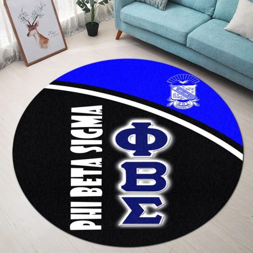 Phi Beta Sigma Round Rug – Fraternity Curve Version Round Rug