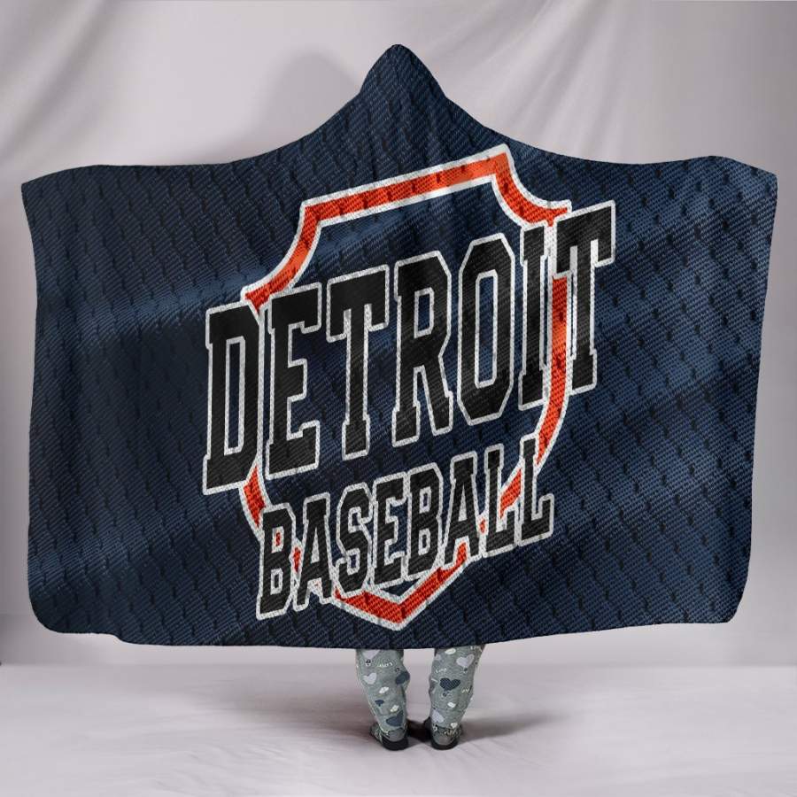 Detroit Tigers Unofficial Icon Baseball Jersey Hoodie Blanket